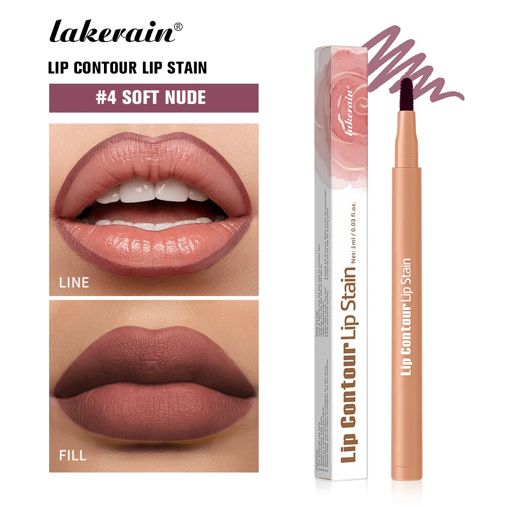 ibcccndc 2-in-1 Lip Stain and Liner Pen