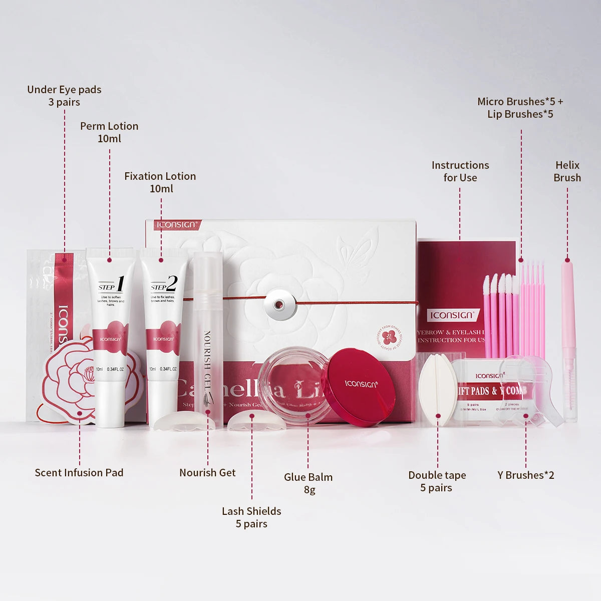 ICONSIGN Camellia Flower Eyelash Lift Kit