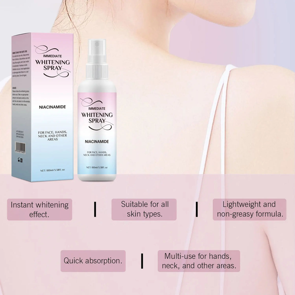 LANBEEQUAN BB Brightening Spray Foundation, 20ml or 100ml