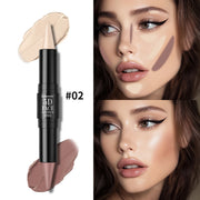 Dual-Ended Contour and Highlighter Stick