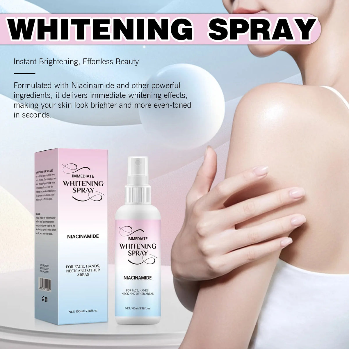 SAUVASINE BB Whitening Spray Foundation, 20ml