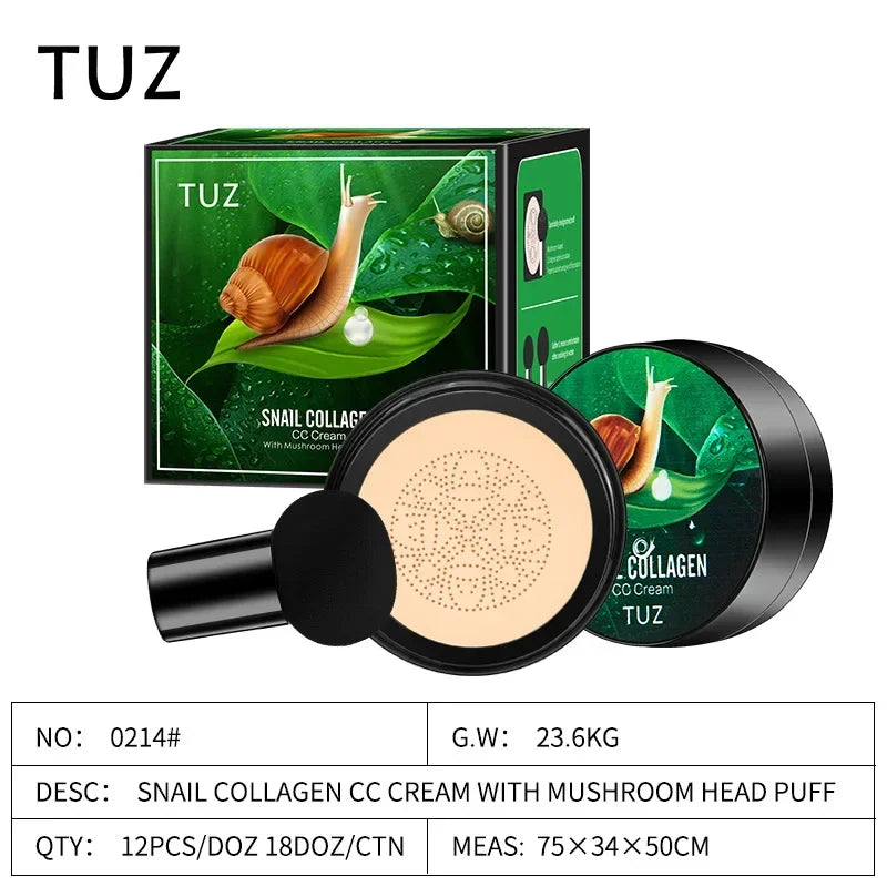 Snail Collagen BB Cream Mushroom Head Cushion Foundation