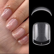 XXS Super Short Almond Press-On Nail Tips, 120-Piece Set