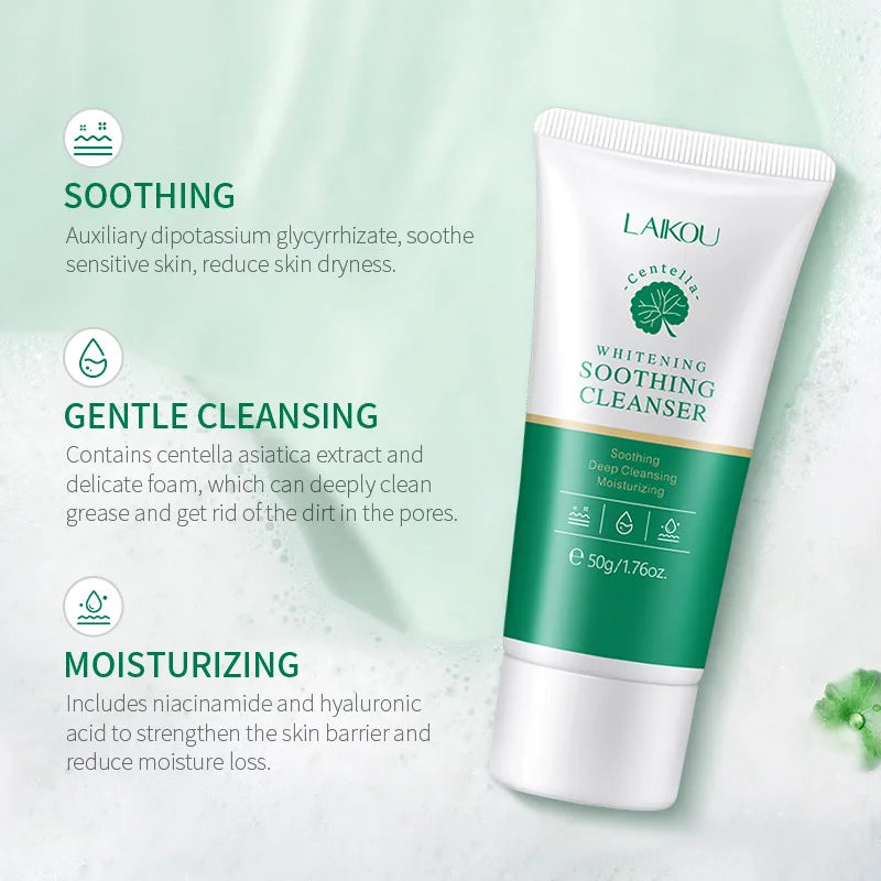 LAIKOU Men's Facial Cleanser, 50 g