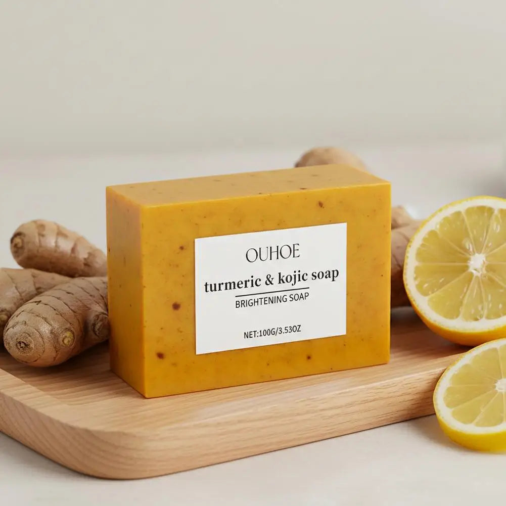 Turmeric and Kojic Acid Facial and Body Soap, 100 g