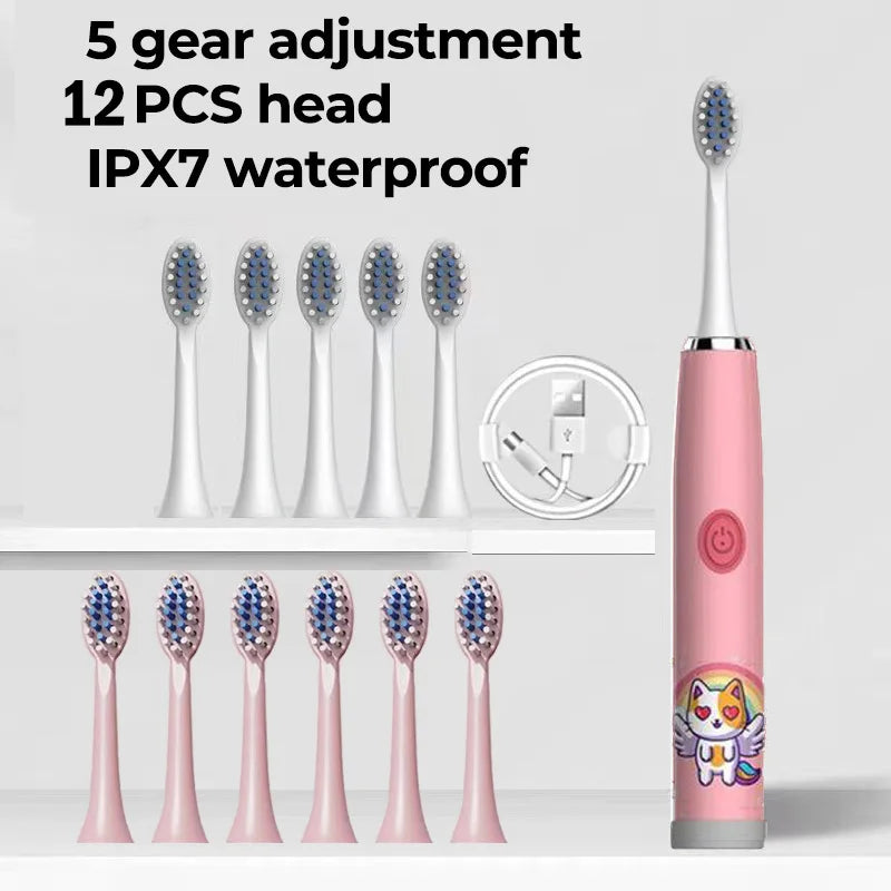 Toothink Rechargeable Electric Toothbrush for Children