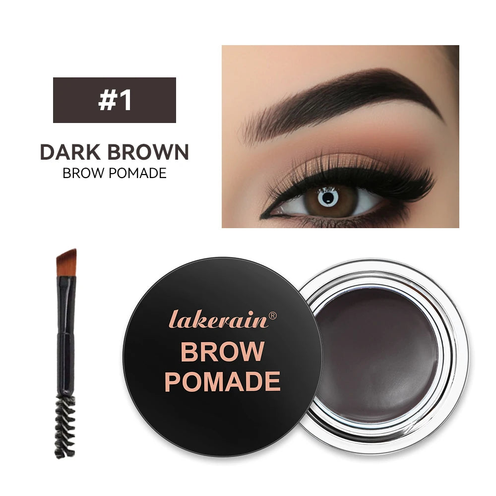 Waterproof Eyebrow Pomade with Brush