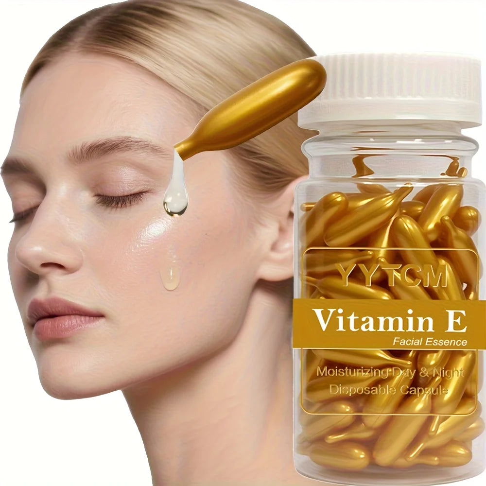 Vitamin E Facial Serum Capsules, 90 Capsules