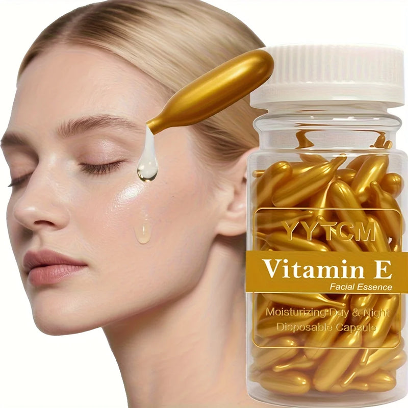 Vitamin E Facial Serum Capsules, 90 Capsules