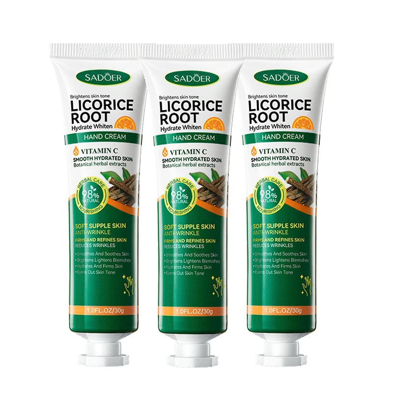 SADOER Licorice Root and Vitamin C Hand Cream, 30g