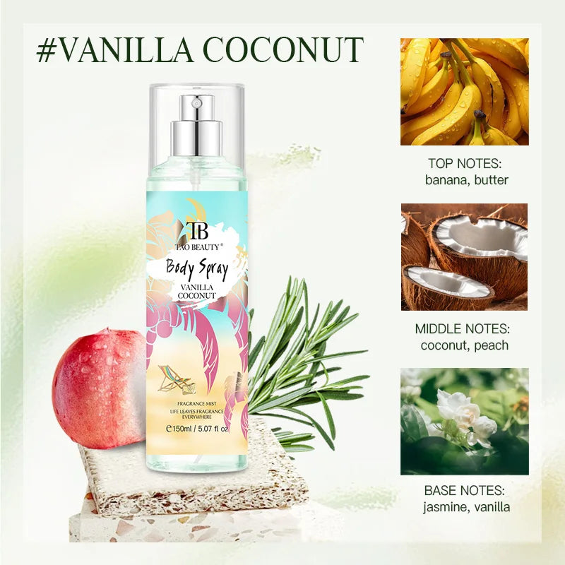 Alcohol-Free Floral and Fruity Body Fragrance Spray, 150ml