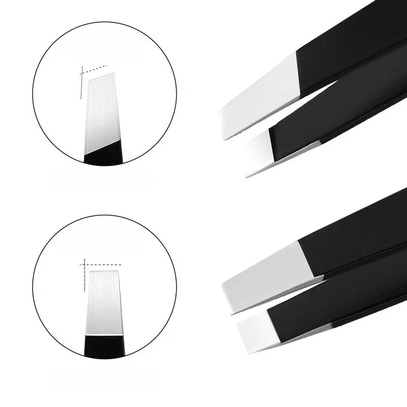 Stainless Steel Eyebrow Tweezers