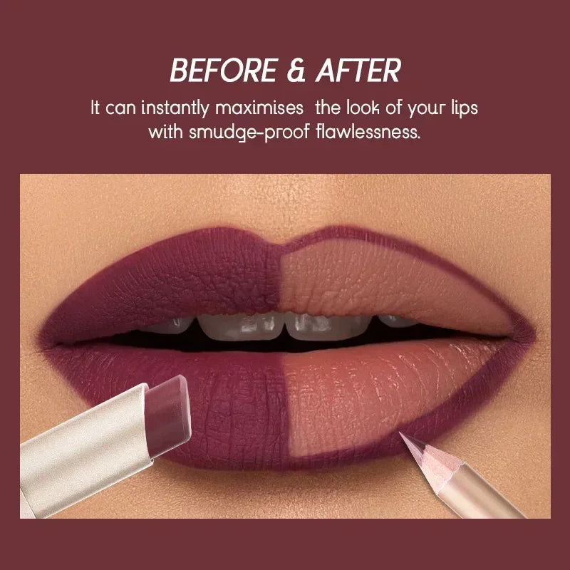 SAKSRAAR 2-in-1 Matte Lipstick and Lip Liner Set