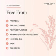 The Face Shop Rice Water Bright Facial Cleanser, 150 g