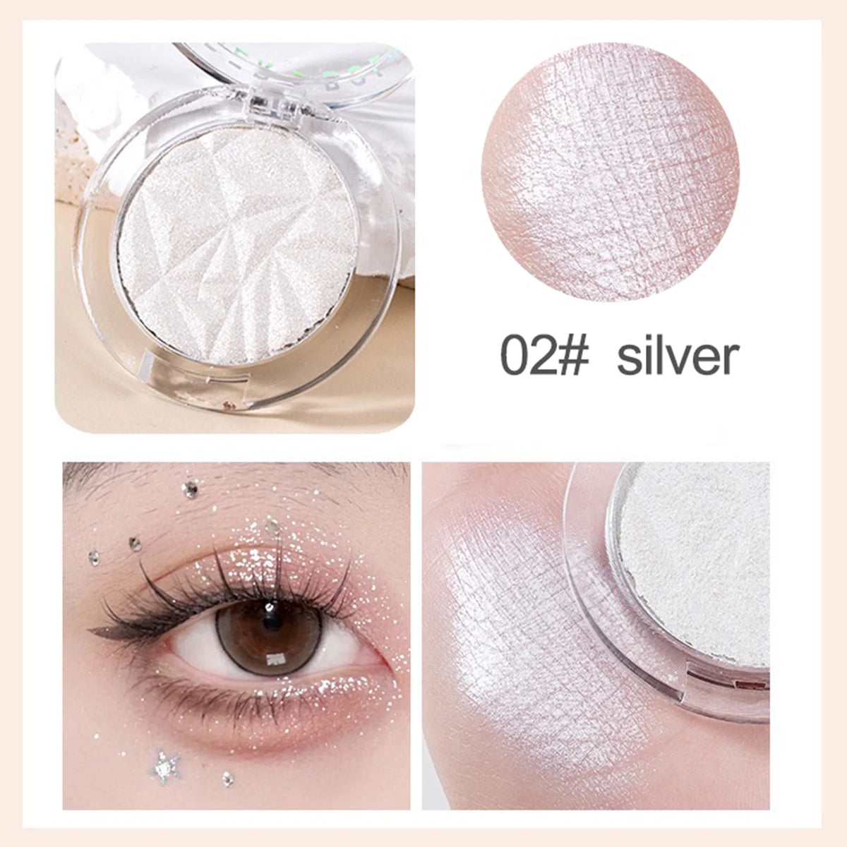 JUJU Dream 2-Color Shimmer Highlighter Palette