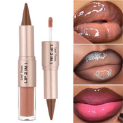 2-in-1 Matte Lip Liner and Crystal Lip Gloss