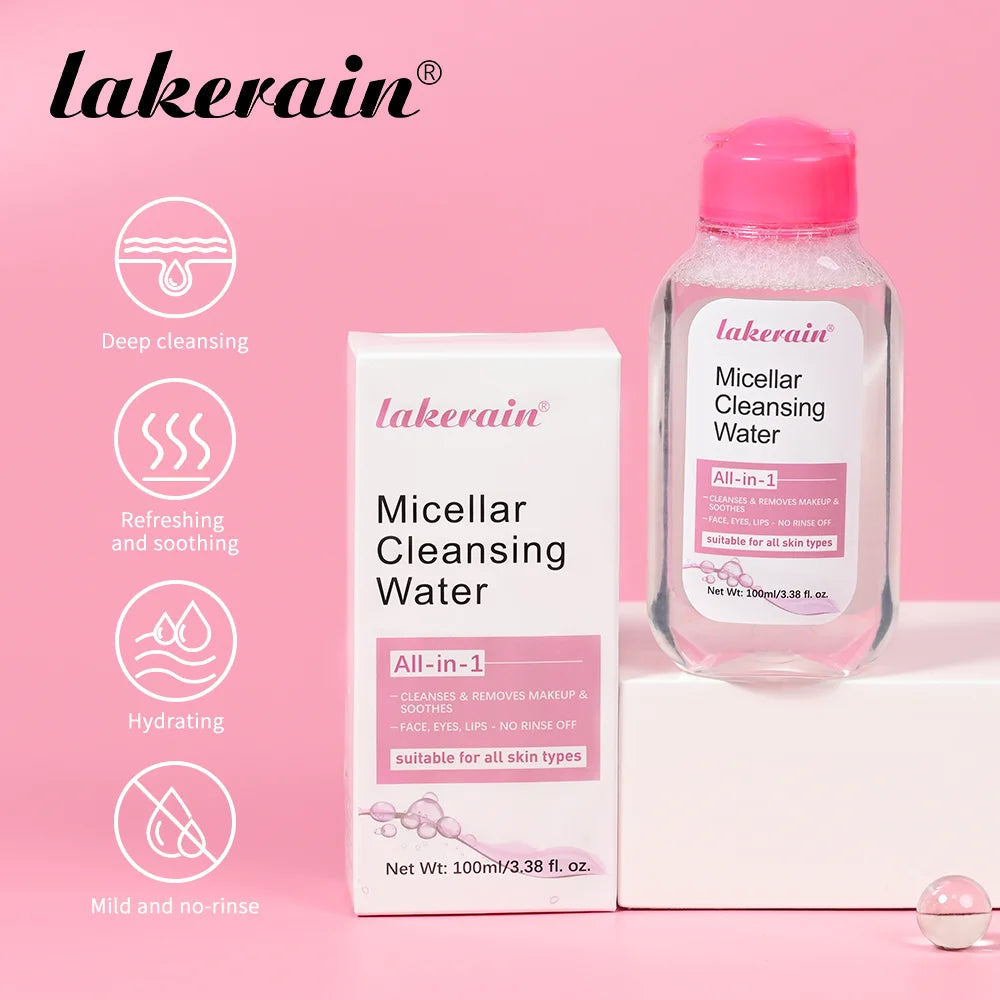 Micellar Water Facial Cleanser, 100ml