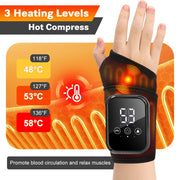 Electric Heating Wrist Massager with Vibration