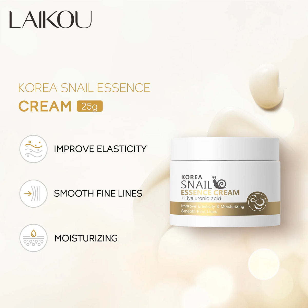 LAIKOU Snail Face Cream, 25g