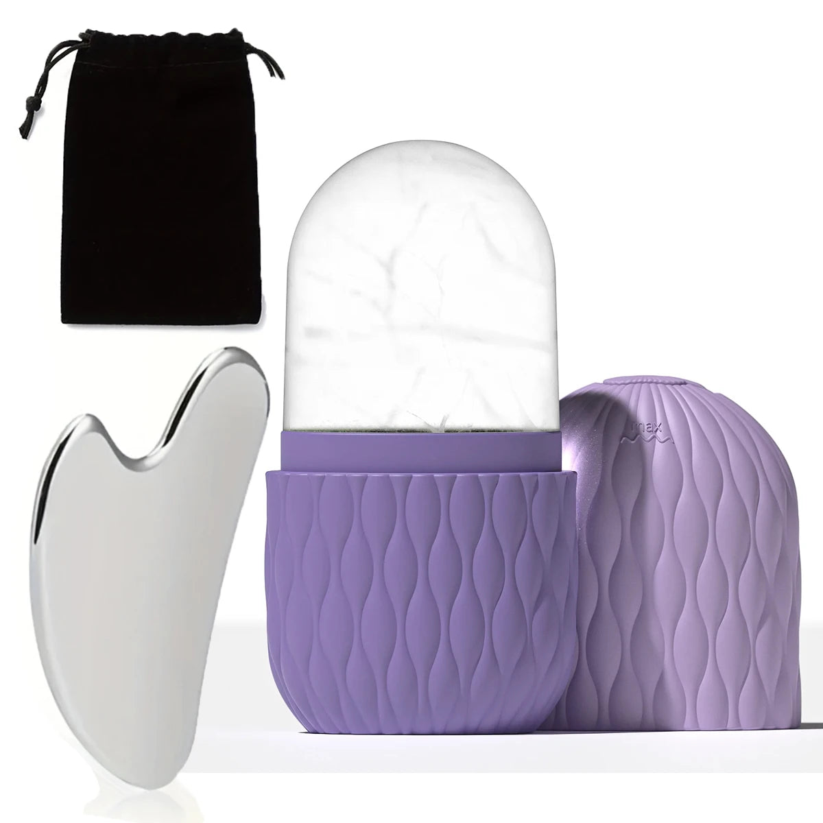 Ice Roller and Stainless Steel Gua Sha Set