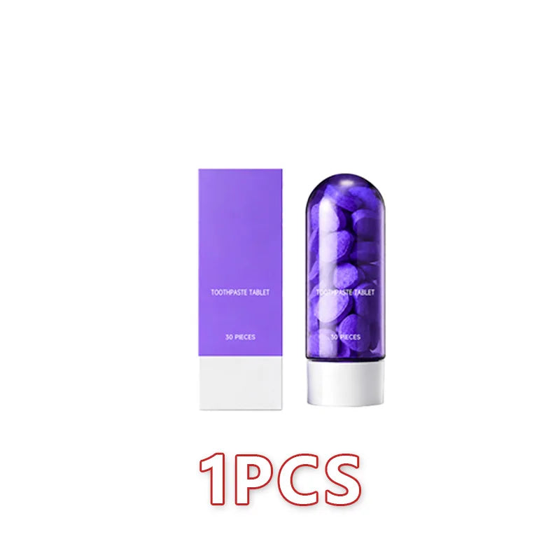 Purple Teeth Whitening Tablets, 30 Pieces
