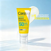 CeraVe Invisible Mineral Sunscreen SPF 50, 1.62 oz