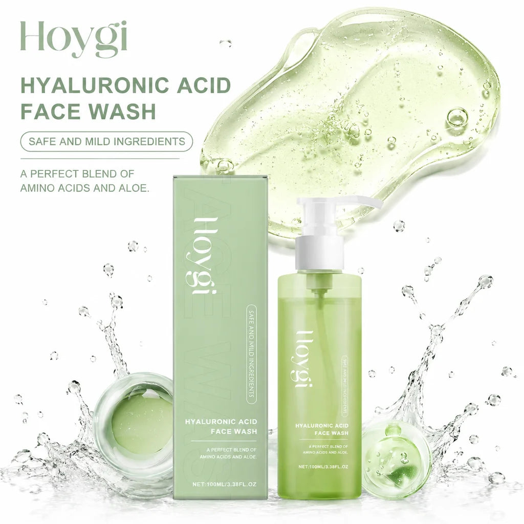 HOYGI Hyaluronic Acid Facial Cleansing Gel, 100 ml