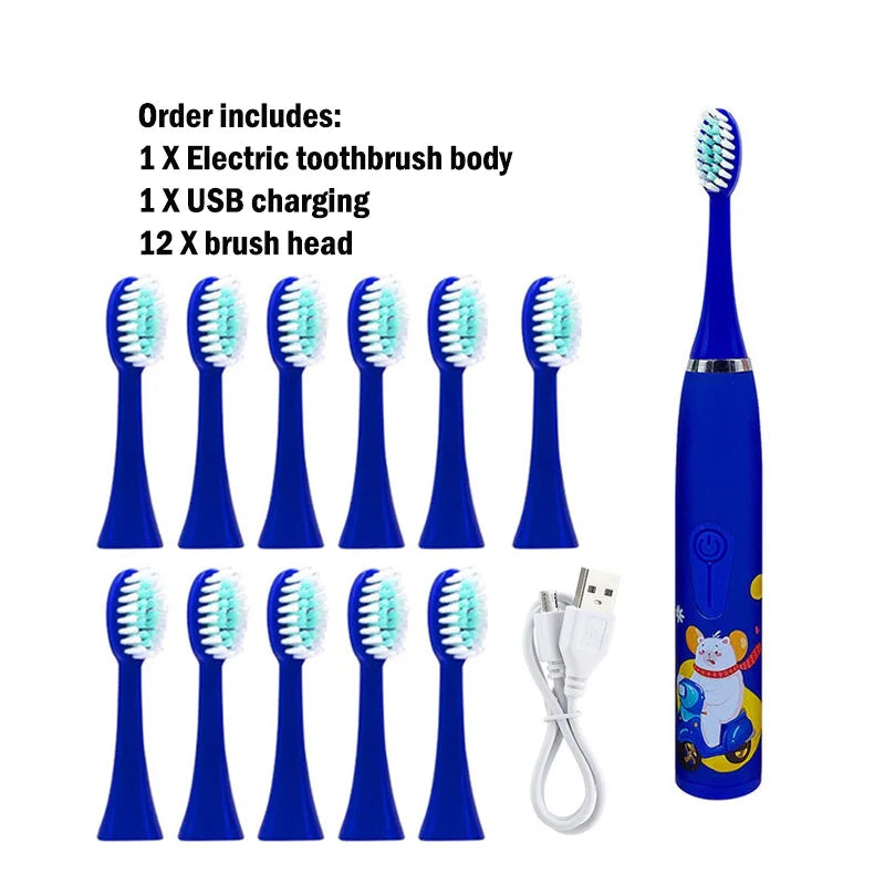 Toothink Rechargeable Electric Toothbrush for Children