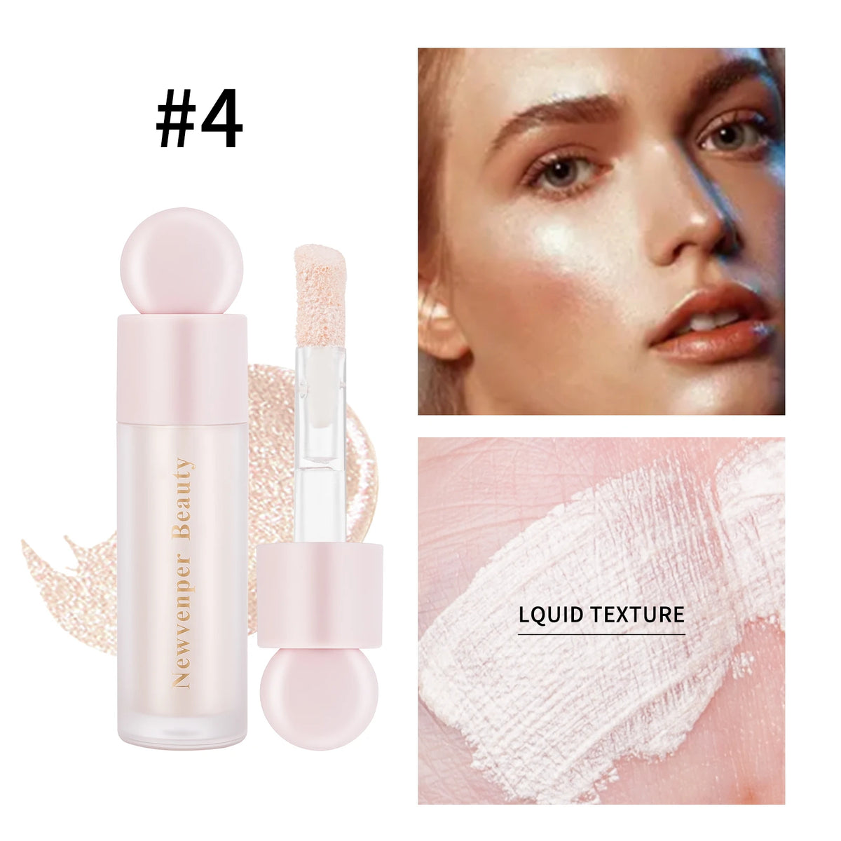 Liquid Highlighter, Blush and Contour Makeup