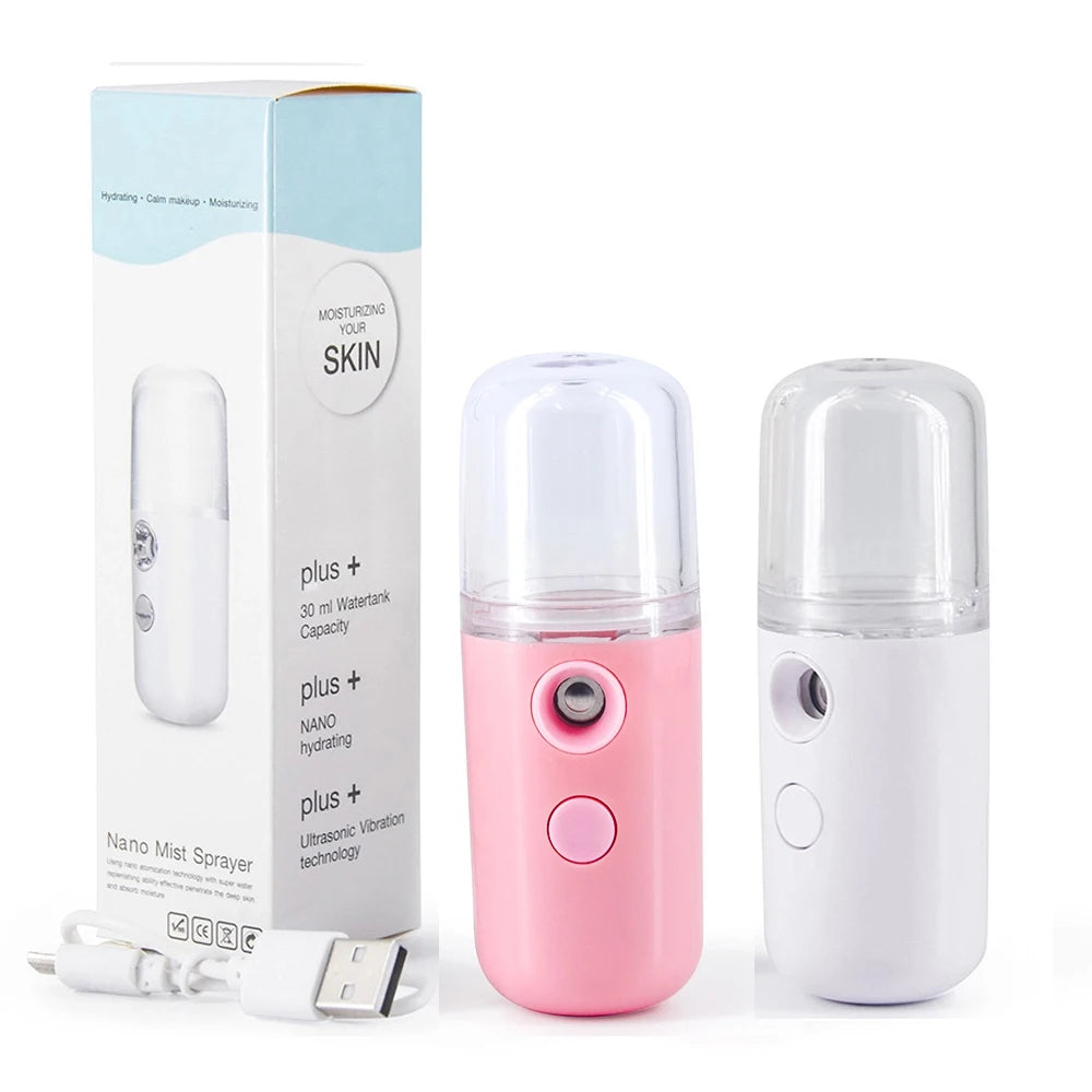 Portable Nano Facial Mister, USB Rechargeable