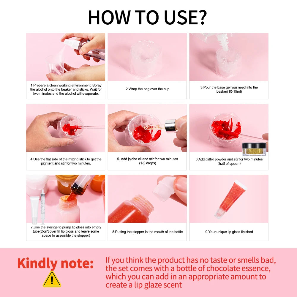 DIY Lip Gloss Making Kit