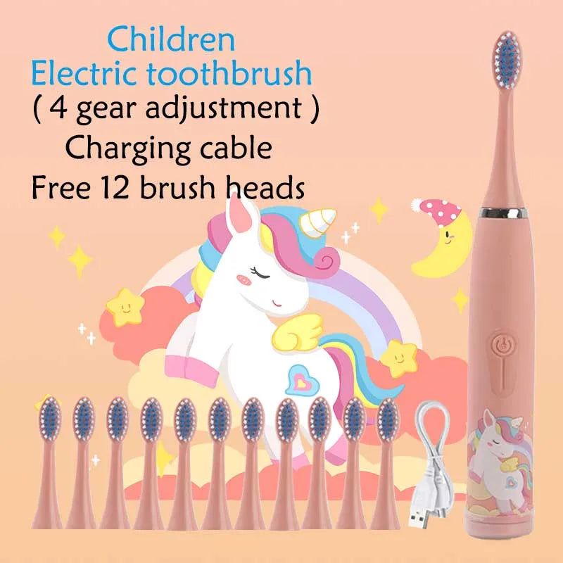 Toothink Rechargeable Electric Toothbrush for Children