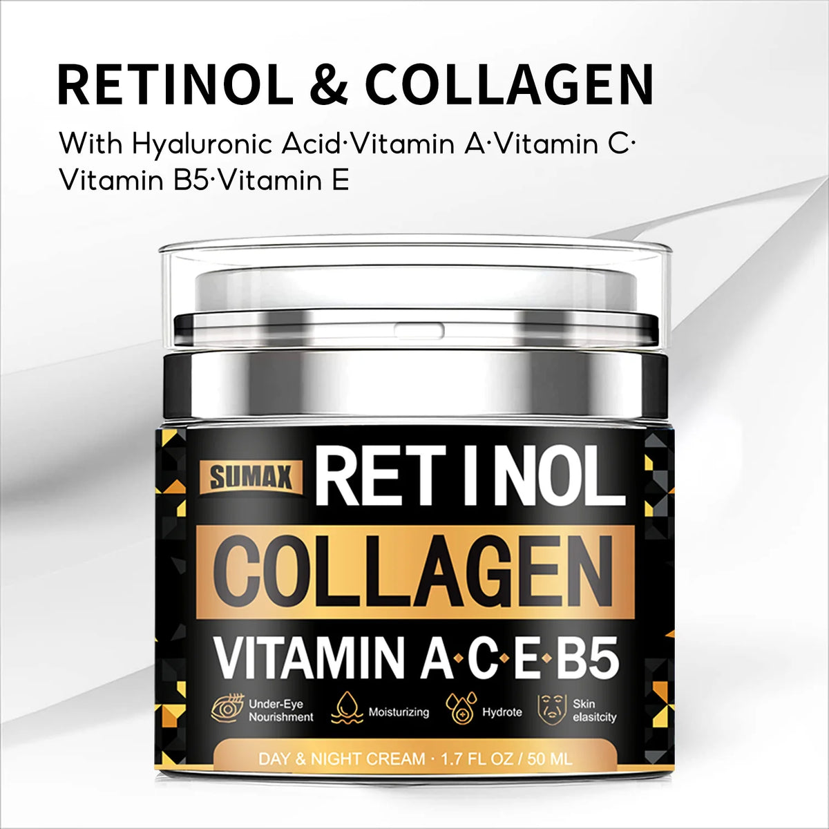 Men's Retinol and Vitamin C Moisturizing Cream, 50ml