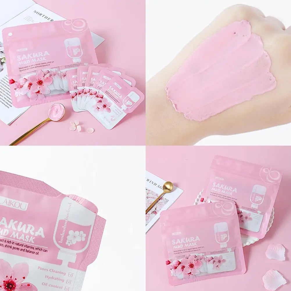 12-Piece Sakura Mud Mask Set