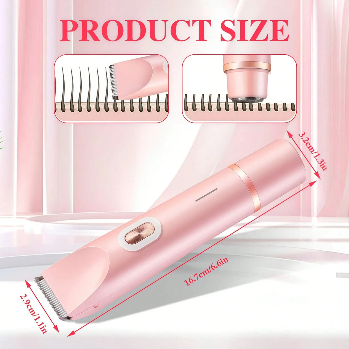 Women's Dual-Head 2-in-1 Electric Body Shaver