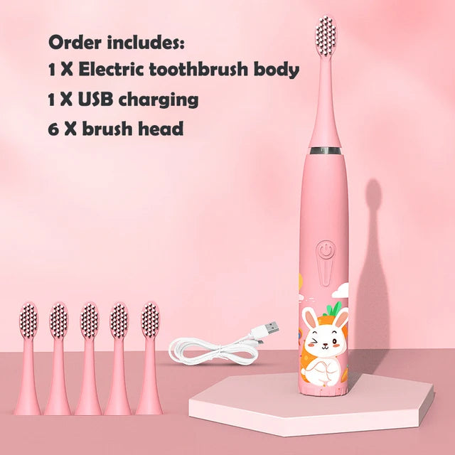 Toothink Rechargeable Electric Toothbrush for Children