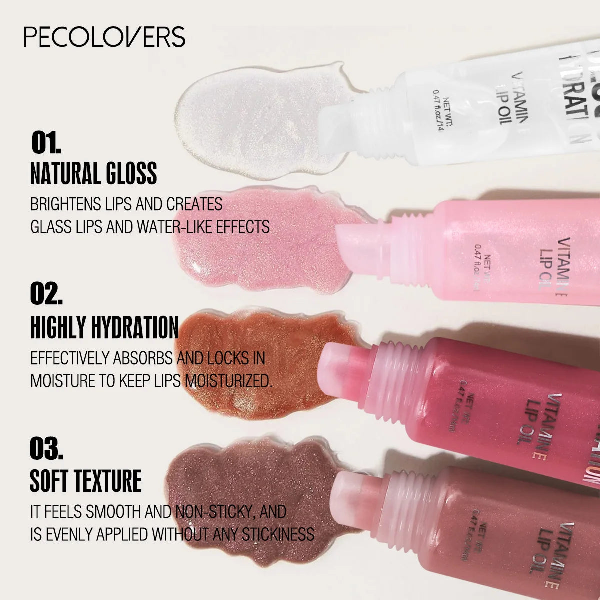 8-Piece Moisturizing Lip Oil Kit