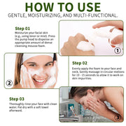 FUJZXANS Aloe Vera Facial Cleansing Mousse, 150 ml