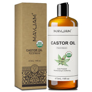 Cold-Pressed Castor Oil for Skin and Hair Care
