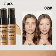 2-in-1 Oil-Control Liquid Foundation and Concealer