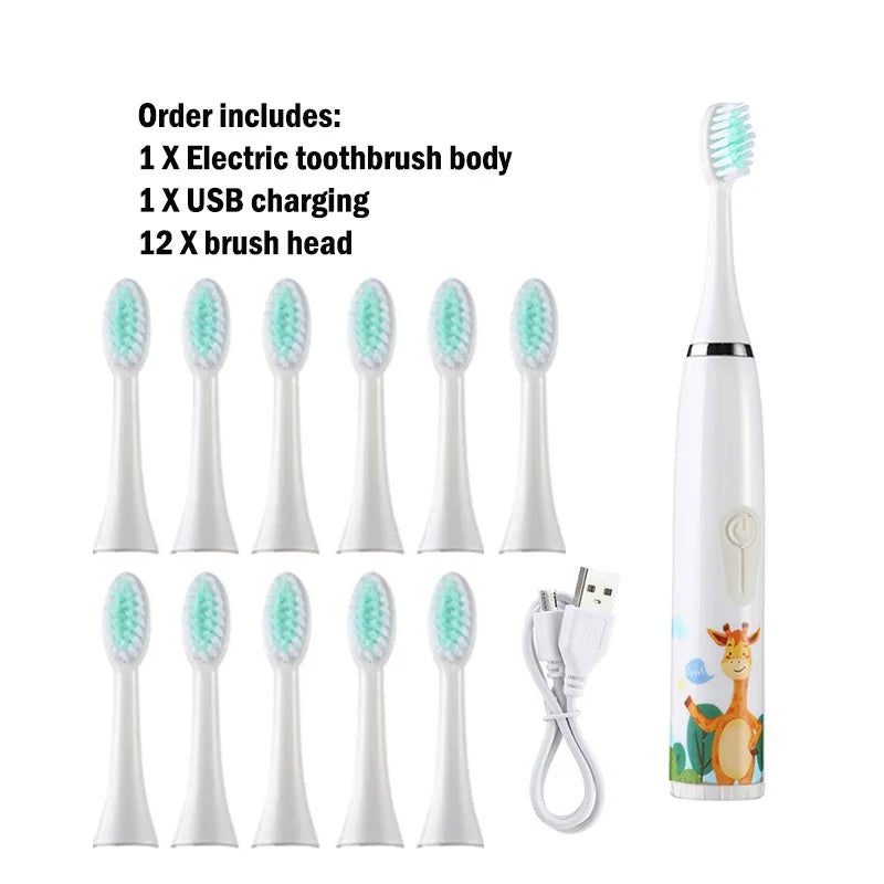 Toothink Rechargeable Electric Toothbrush for Children