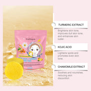 Ms.Dear Turmeric Facial Cleansing Pads, 40 Pieces