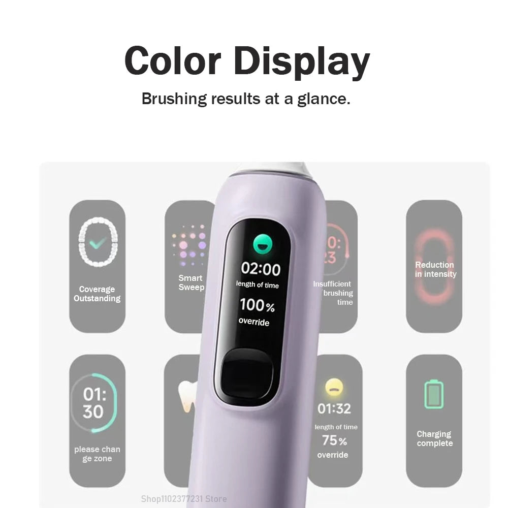 MIJIA Oscillation Electric Toothbrush Pro, 4 Modes, IPX8 Waterproof