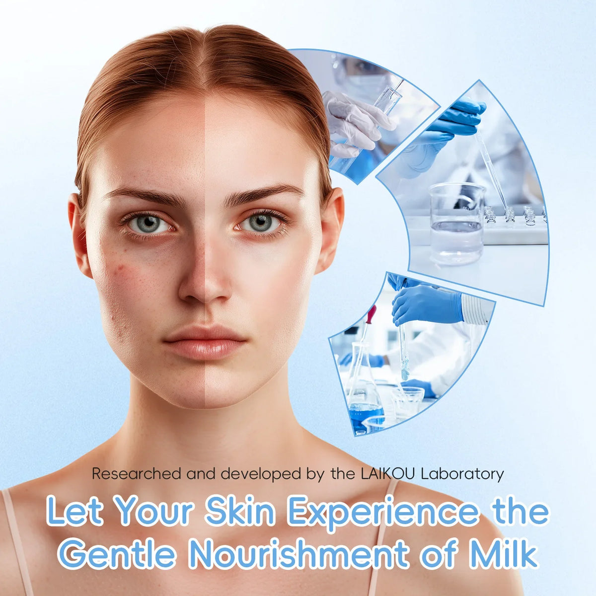 LAIKOU Milk Hydrating Skincare Trio