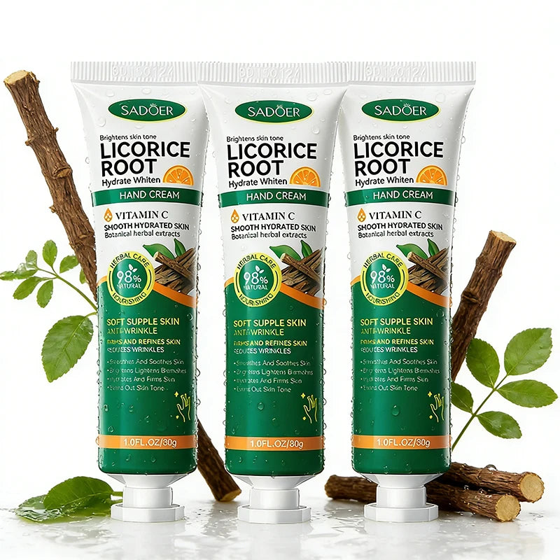 SADOER Licorice Root and Vitamin C Hand Cream, 30g