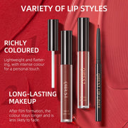 QIBEST 3-Piece Liquid Lip and Lip Liner Set