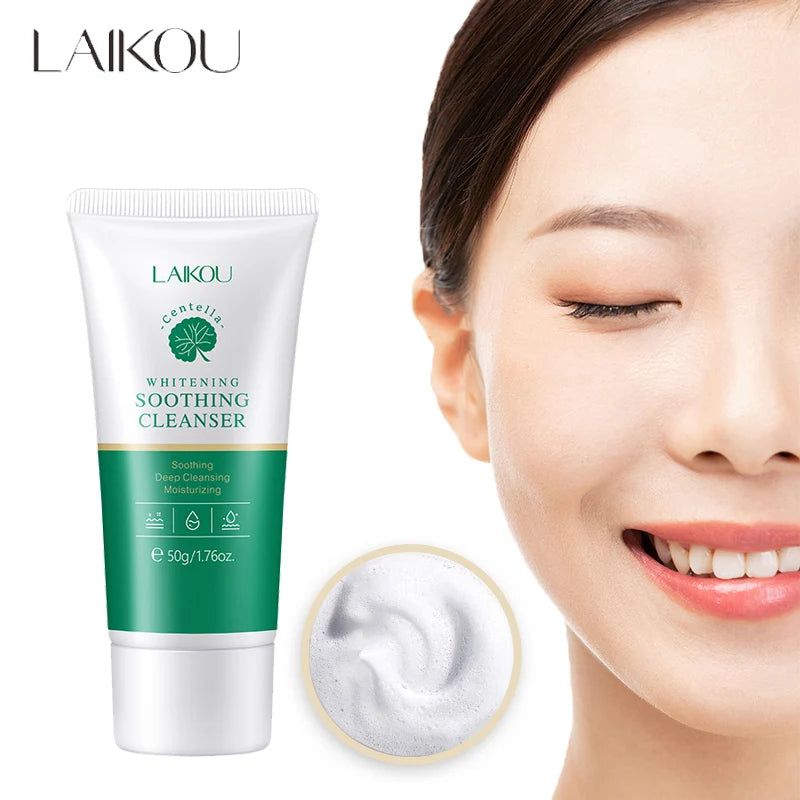 LAIKOU Centella Asiatica Soothing Facial Cleanser, 50 g