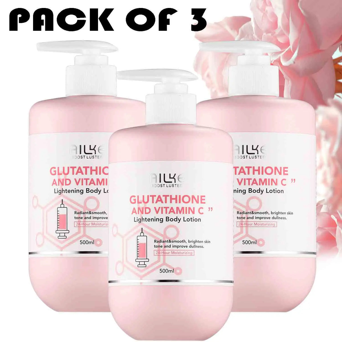 AILKE Glutathione and Vitamin C Body Care Set