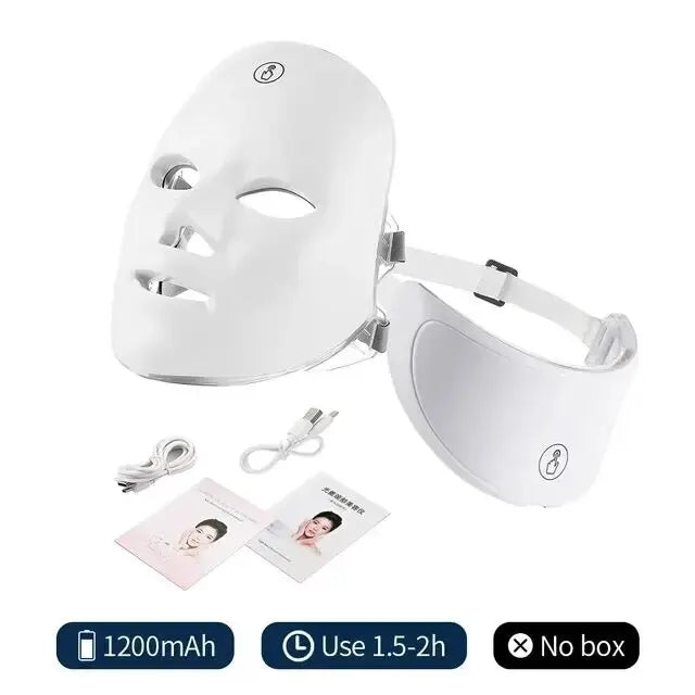 Foreverlily 7-Color LED Face and Neck Mask