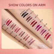 QIBEST 3-Piece Liquid Lip and Lip Liner Set